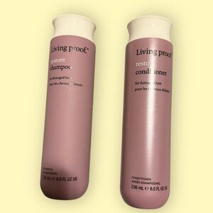 🥰 2 for $125🥰Living proof restore shampoo and conditioner